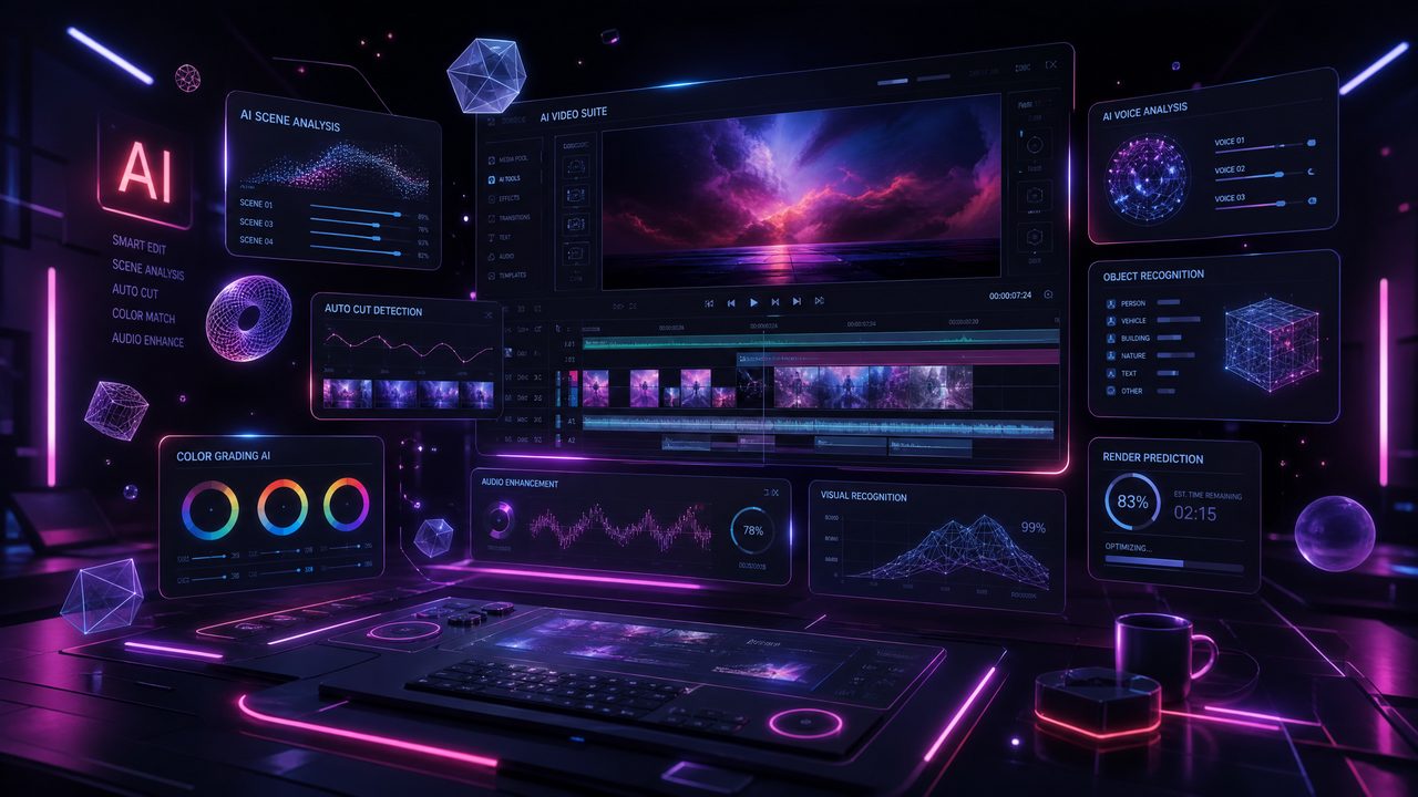 高清3D动漫 AI视频剪辑教程